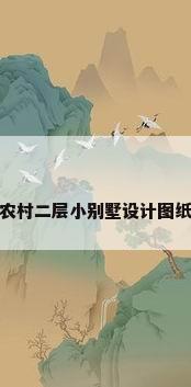 农村二层小别墅设计图纸