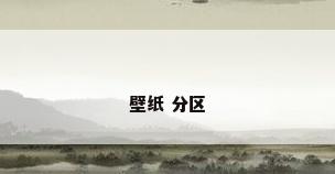 壁纸 分区