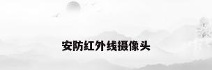 安防红外线摄像头