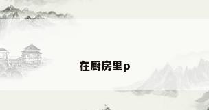 在厨房里p