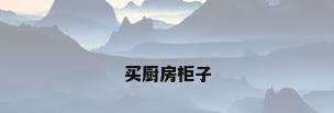 买厨房柜子