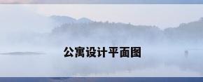 公寓设计平面图
