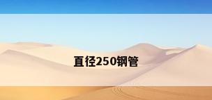 直径250钢管