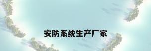安防系统生产厂家