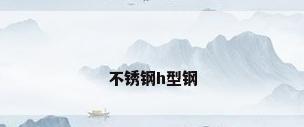 不锈钢h型钢