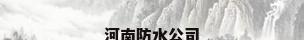 河南防水公司
