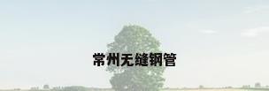 常州无缝钢管