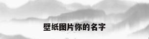 壁纸图片你的名字