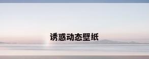 诱惑动态壁纸