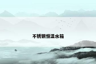 不锈钢恒温水箱