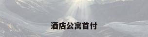 酒店公寓首付