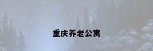 重庆养老公寓
