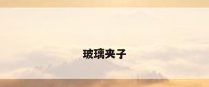 玻璃夹子