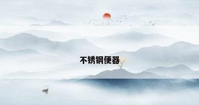 不锈钢便器