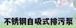 不锈钢自吸式排污泵