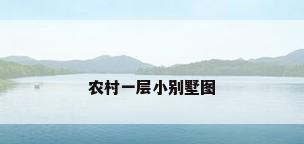 农村一层小别墅图