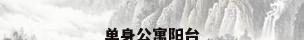 单身公寓阳台