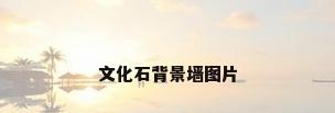 文化石背景墙图片