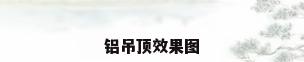 铝吊顶效果图