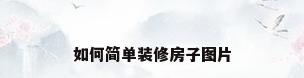 如何简单装修房子图片