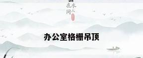 办公室格栅吊顶