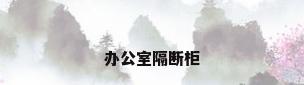 办公室隔断柜