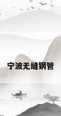 宁波无缝钢管
