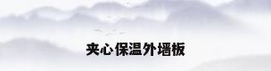 夹心保温外墙板