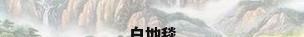 白地毯