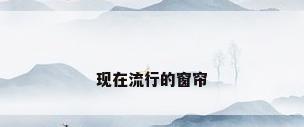 现在流行的窗帘