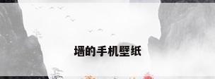墙的手机壁纸
