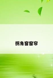 拐角窗窗帘