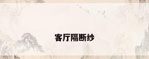 客厅隔断纱