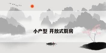 小户型 开放式厨房