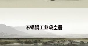 不锈钢工业吸尘器