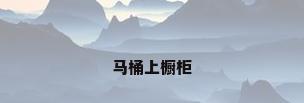 马桶上橱柜