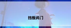 挡板阀门