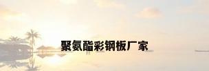 聚氨酯彩钢板厂家
