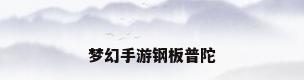 梦幻手游钢板普陀