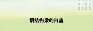 钢结构梁的自重