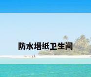 防水墙纸卫生间