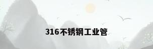316不锈钢工业管