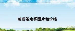 玻璃茶水杯图片和价格