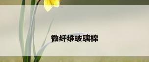 微纤维玻璃棉