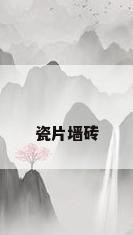 瓷片墙砖