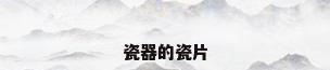 瓷器的瓷片