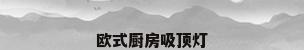 欧式厨房吸顶灯