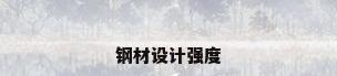 钢材设计强度