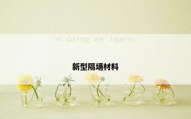 新型隔墙材料