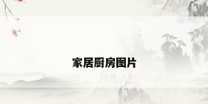 家居厨房图片